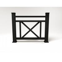 Ограждение ДПК цвет Кварц Сборка №2 Ограждение ДПК цвет Кварц Сборка №2