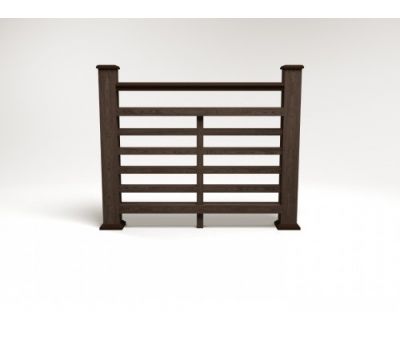 Ограждение ДПК цвет Венге Сборка №4 от производителя  Faynag по цене 5 950 р Ограждение ДПК цвет Венге Сборка №4 от производителя  Faynag по цене 5 950 р