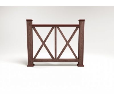 Ограждение ДПК цвет Шоколад Сборка №7 от производителя  Faynag по цене 5 950 р Ограждение ДПК цвет Шоколад Сборка №7 от производителя  Faynag по цене 5 950 р