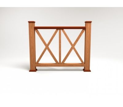 Ограждение ДПК цвет Терракот Сборка №7 от производителя  Faynag по цене 6 195 р Ограждение ДПК цвет Терракот Сборка №7 от производителя  Faynag по цене 6 195 р