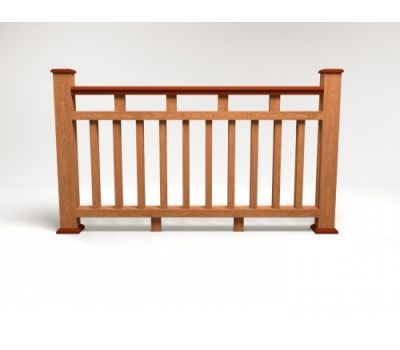 Ограждение ДПК цвет Терракот Сборка №8 от производителя  Faynag по цене 6 195 р Ограждение ДПК цвет Терракот Сборка №8 от производителя  Faynag по цене 6 195 р