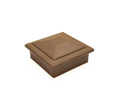 Крышка столба верхняя Светло-коричневый от производителя  GardenParkett по цене 400 р Крышка столба верхняя Светло-коричневый от производителя  GardenParkett по цене 400 р