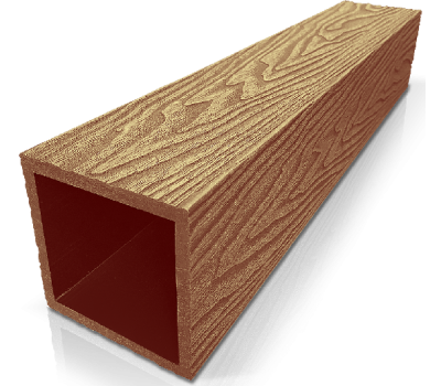 Столб ДПК 3D фактура дерева Бук от производителя  GardenParkett по цене 1 360 р Столб ДПК 3D фактура дерева Бук от производителя  GardenParkett по цене 1 360 р