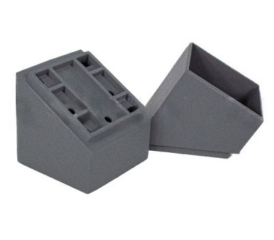 Крепление балясины наклонное Серый от производителя  GardenParkett по цене 300 р Крепление балясины наклонное Серый от производителя  GardenParkett по цене 300 р