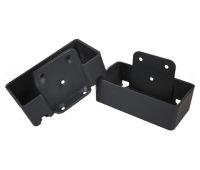 Крепление перил из алюминия прямое Графит Крепление перил из алюминия прямое Графит