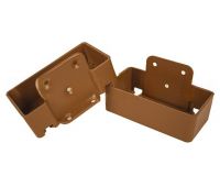 Крепление перил из алюминия прямое Орех Крепление перил из алюминия прямое Орех