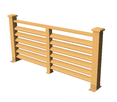 Декоративные ограждения ДПК "Босфор", Песчаник, шлифованное от производителя  GrinderDeco по цене 7 591 р Декоративные ограждения ДПК "Босфор", Песчаник, шлифованное от производителя  GrinderDeco по цене 7 591 р