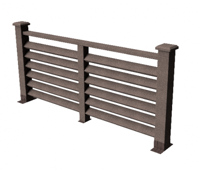 Декоративные ограждения ДПК "Босфор", Венге, шлифованное от производителя  GrinderDeco по цене 7 591 р Декоративные ограждения ДПК "Босфор", Венге, шлифованное от производителя  GrinderDeco по цене 7 591 р