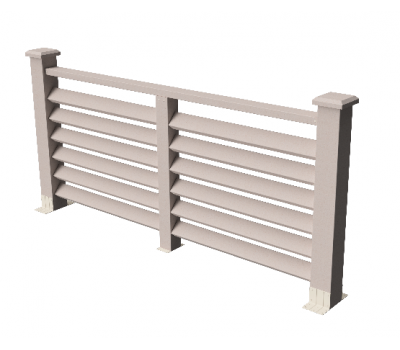 Декоративные ограждения ДПК "Босфор", Выбеленный дуб, шлифованное от производителя  GrinderDeco по цене 7 591 р Декоративные ограждения ДПК "Босфор", Выбеленный дуб, шлифованное от производителя  GrinderDeco по цене 7 591 р