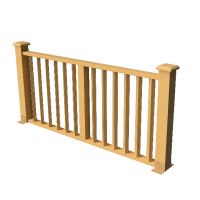 Декоративные ограждения ДПК "Бруклин", Песчаник, шлифованное Декоративные ограждения ДПК "Бруклин", Песчаник, шлифованное