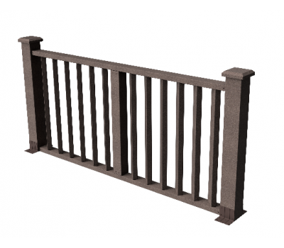 Декоративные ограждения ДПК "Бруклин", Венге, шлифованное от производителя  GrinderDeco по цене 7 591 р Декоративные ограждения ДПК "Бруклин", Венге, шлифованное от производителя  GrinderDeco по цене 7 591 р