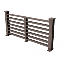 Декоративные ограждения ДПК " Марсело", Выбеленный дуб, шлифованное Декоративные ограждения ДПК " Марсело", Выбеленный дуб, шлифованное