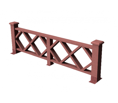 Декоративные ограждения ДПК " Миллениум", Мербау, шлифованное от производителя  GrinderDeco по цене 5 691 р Декоративные ограждения ДПК " Миллениум", Мербау, шлифованное от производителя  GrinderDeco по цене 5 691 р