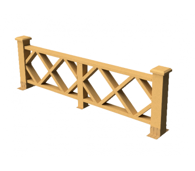 Декоративные ограждения ДПК " Миллениум", Песчаник, шлифованное от производителя  GrinderDeco по цене 5 691 р Декоративные ограждения ДПК " Миллениум", Песчаник, шлифованное от производителя  GrinderDeco по цене 5 691 р