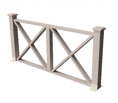 Декоративные ограждения ДПК " Тауэр", Выбеленный дуб, шлифованное от производителя  GrinderDeco по цене 5 216 р Декоративные ограждения ДПК " Тауэр", Выбеленный дуб, шлифованное от производителя  GrinderDeco по цене 5 216 р