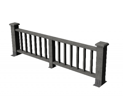 Декоративные ограждения ДПК " Троя", Серый базальт, шлифованное от производителя  GrinderDeco по цене 4 551 р Декоративные ограждения ДПК " Троя", Серый базальт, шлифованное от производителя  GrinderDeco по цене 4 551 р