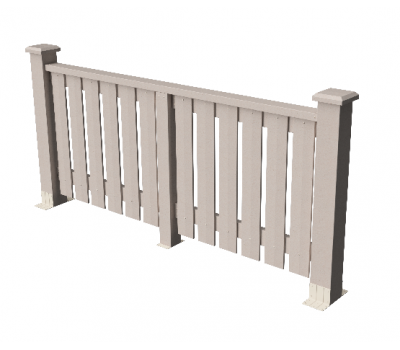 Декоративные ограждения ДПК "Вилидж", Выбеленный дуб, шлифованное от производителя  GrinderDeco по цене 7 116 р Декоративные ограждения ДПК "Вилидж", Выбеленный дуб, шлифованное от производителя  GrinderDeco по цене 7 116 р