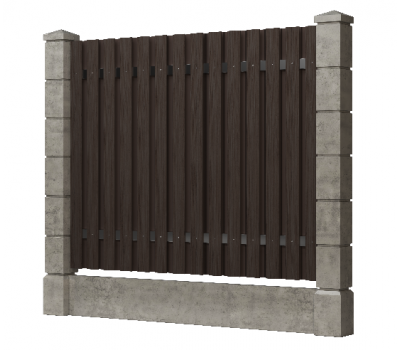 Доска заборная ДПК, тиснение "дуб" Венге от производителя  GrinderDeco по цене 367 р Доска заборная ДПК, тиснение "дуб" Венге от производителя  GrinderDeco по цене 367 р