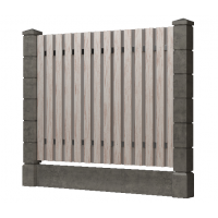 Доска заборная ДПК, шлифованная Выбеленный дуб Доска заборная ДПК, шлифованная Выбеленный дуб