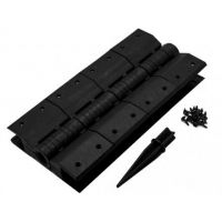 Угол поворотный от 60°  до 180°  пластик для доски 300х25-30 из ДПК Чёрный Угол поворотный от 60°  до 180°  пластик для доски 300х25-30 из ДПК Чёрный