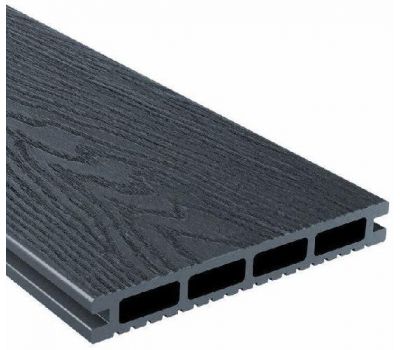 Террасная доска Универсальная Антрацит от производителя  Holzhof по цене 380 р Террасная доска Универсальная Антрацит от производителя  Holzhof по цене 380 р