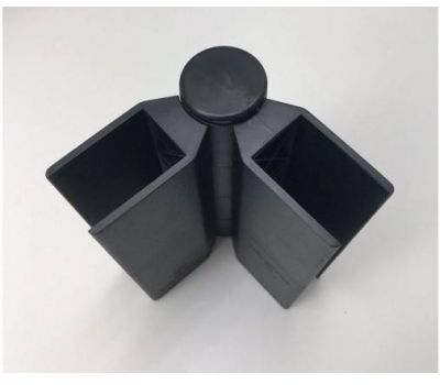 Угол поворотный от 60°  до 300°  пластик для доски 150х25 из ДПК   от производителя  Holzhof по цене 220 р Угол поворотный от 60°  до 300°  пластик для доски 150х25 из ДПК   от производителя  Holzhof по цене 220 р