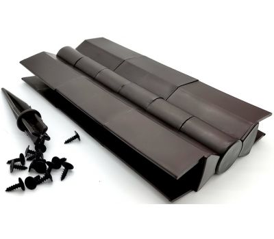 Угол поворотный от 60° до 300° пластик для доски 225х30 из ДПК Чёрный от производителя  Holzhof по цене 350 р Угол поворотный от 60° до 300° пластик для доски 225х30 из ДПК Чёрный от производителя  Holzhof по цене 350 р