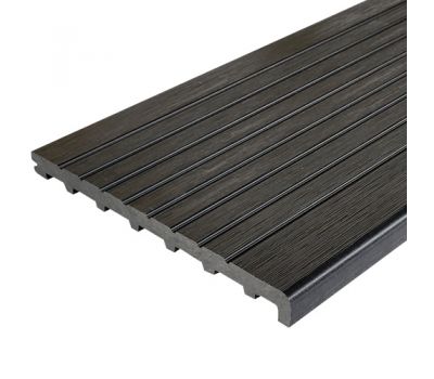 Ступень из ДПК Latitudo Step-320 Полнотелая Графит от производителя  Latitudo по цене 2 916 р