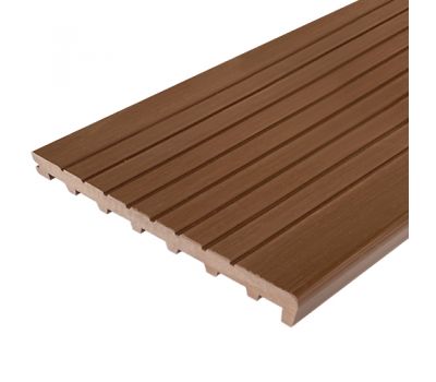 Ступень из ДПК Latitudo Step-320 Полнотелая Каштан от производителя  Latitudo по цене 2 916 р Ступень из ДПК Latitudo Step-320 Полнотелая Каштан от производителя  Latitudo по цене 2 916 р