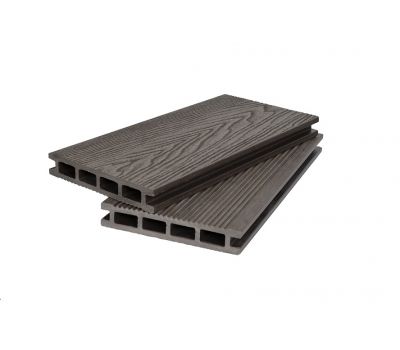 Террасная доска ДПК 3D+вельвет пустотелая двухсторонняя Тёмно-коричневый от производителя  Polivan Group по цене 730 р Террасная доска ДПК 3D+вельвет пустотелая двухсторонняя Тёмно-коричневый от производителя  Polivan Group по цене 730 р