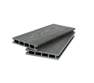 Террасная доска ДПК 3D+вельвет пустотелая двухсторонняя Черный от производителя  Polivan Group по цене 730 р Террасная доска ДПК 3D+вельвет пустотелая двухсторонняя Черный от производителя  Polivan Group по цене 730 р