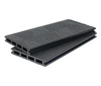 Террасная доска ДПК 3D+3D NEW пустотелая двухсторонняя Черный Террасная доска ДПК 3D+3D NEW пустотелая двухсторонняя Черный