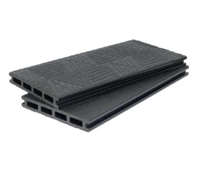 Террасная доска ДПК 3D+3D NEW пустотелая двухсторонняя Черный от производителя  Polivan Group по цене 730 р Террасная доска ДПК 3D+3D NEW пустотелая двухсторонняя Черный от производителя  Polivan Group по цене 730 р