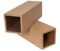 Столб из ДПК без фактуры Песочный Столб из ДПК без фактуры Песочный