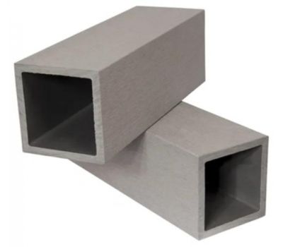 Столб из ДПК без фактуры Серый от производителя  Polivan Group по цене 1 440 р Столб из ДПК без фактуры Серый от производителя  Polivan Group по цене 1 440 р