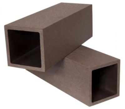 Столб из ДПК без фактуры Темно-коричневый от производителя  Polivan Group по цене 1 440 р Столб из ДПК без фактуры Темно-коричневый от производителя  Polivan Group по цене 1 440 р