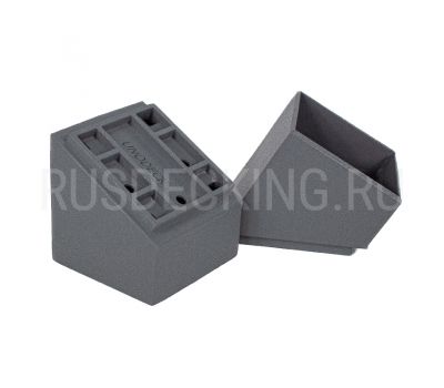 Крепление балясины наклонное из алюминия от производителя  RusDecking по цене 364 р Крепление балясины наклонное из алюминия от производителя  RusDecking по цене 364 р