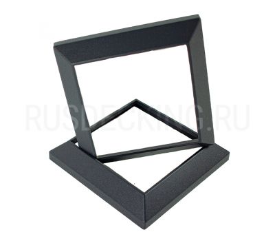 Рамка столба из алюминия от производителя  RusDecking по цене 476 р Рамка столба из алюминия от производителя  RusDecking по цене 476 р