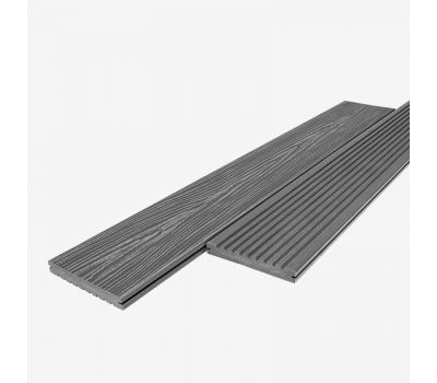 Террасная доска ДПК UnoDeck Solid Серый от производителя  RusDecking по цене 899 р Террасная доска ДПК UnoDeck Solid Серый от производителя  RusDecking по цене 899 р