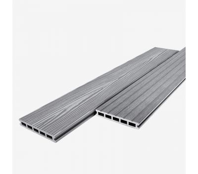 Террасная доска ДПК UnoDeck Mogano Серый от производителя  RusDecking по цене 699 р Террасная доска ДПК UnoDeck Mogano Серый от производителя  RusDecking по цене 699 р