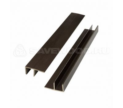 F-профиль ДПК Тёмно-коричневый от производителя  Savewood по цене 373 р F-профиль ДПК Тёмно-коричневый от производителя  Savewood по цене 373 р