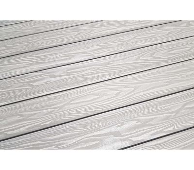 Террасная доска Смарт 3D Пустотелая с пазом Дуб беленый от производителя  Terrapol по цене 740 р Террасная доска Смарт 3D Пустотелая с пазом Дуб беленый от производителя  Terrapol по цене 740 р