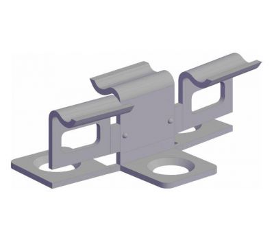 Кляймер промежуточный для каркаса из металлопрофиля и лаги ДПК (упак/100 шт) от производителя  OutDoor по цене 2 400 р