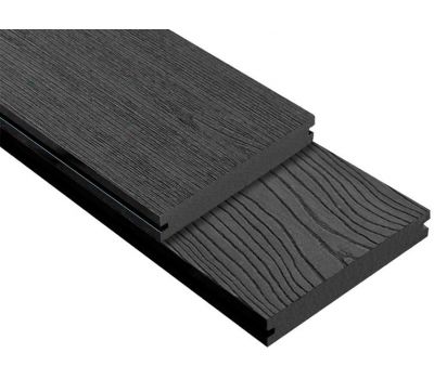 Террасная доска ДПК 3D Storm/Ocean Чёрная (полнотелая) от производителя OutDoor по цене 1 092 р Террасная доска ДПК 3D Storm/Ocean Чёрная (полнотелая) от производителя OutDoor по цене 1 092 р