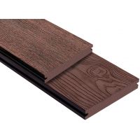 Террасная доска ДПК 3D Storm/Ocean Коричневая микс (полнотелая) Террасная доска ДПК 3D Storm/Ocean Коричневая микс (полнотелая)