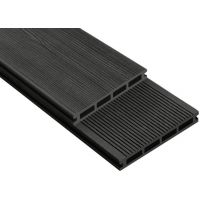 Террасная доска ДПК 3D Storm/Вельвет Чёрная Террасная доска ДПК 3D Storm/Вельвет Чёрная