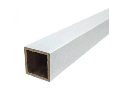 Столб опорный 100х100х3000 Extrusion Белый от производителя  Woodvex по цене 1 547 р Столб опорный 100х100х3000 Extrusion Белый от производителя  Woodvex по цене 1 547 р