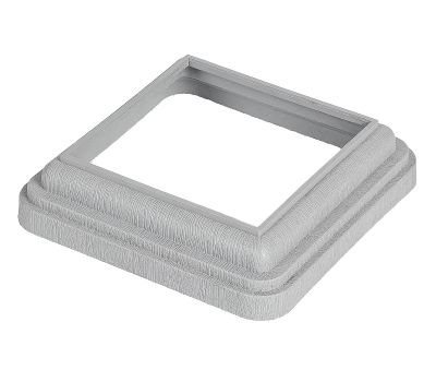 Крышка нижняя 140х140 Extrusion Серый от производителя  Woodvex по цене 1 035 р Крышка нижняя 140х140 Extrusion Серый от производителя  Woodvex по цене 1 035 р