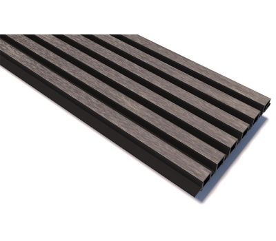 Реечные панели Lines Ultra Smoke gray от производителя  Woodvex по цене 1 071 р Реечные панели Lines Ultra Smoke gray от производителя  Woodvex по цене 1 071 р