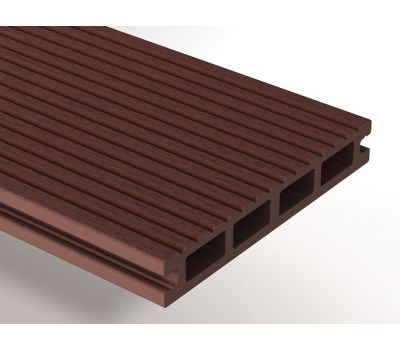 Террасная доска ДПК Select 146х22 мм Темно-коричневый от производителя  Woodvex по цене 680 р Террасная доска ДПК Select 146х22 мм Темно-коричневый от производителя  Woodvex по цене 680 р